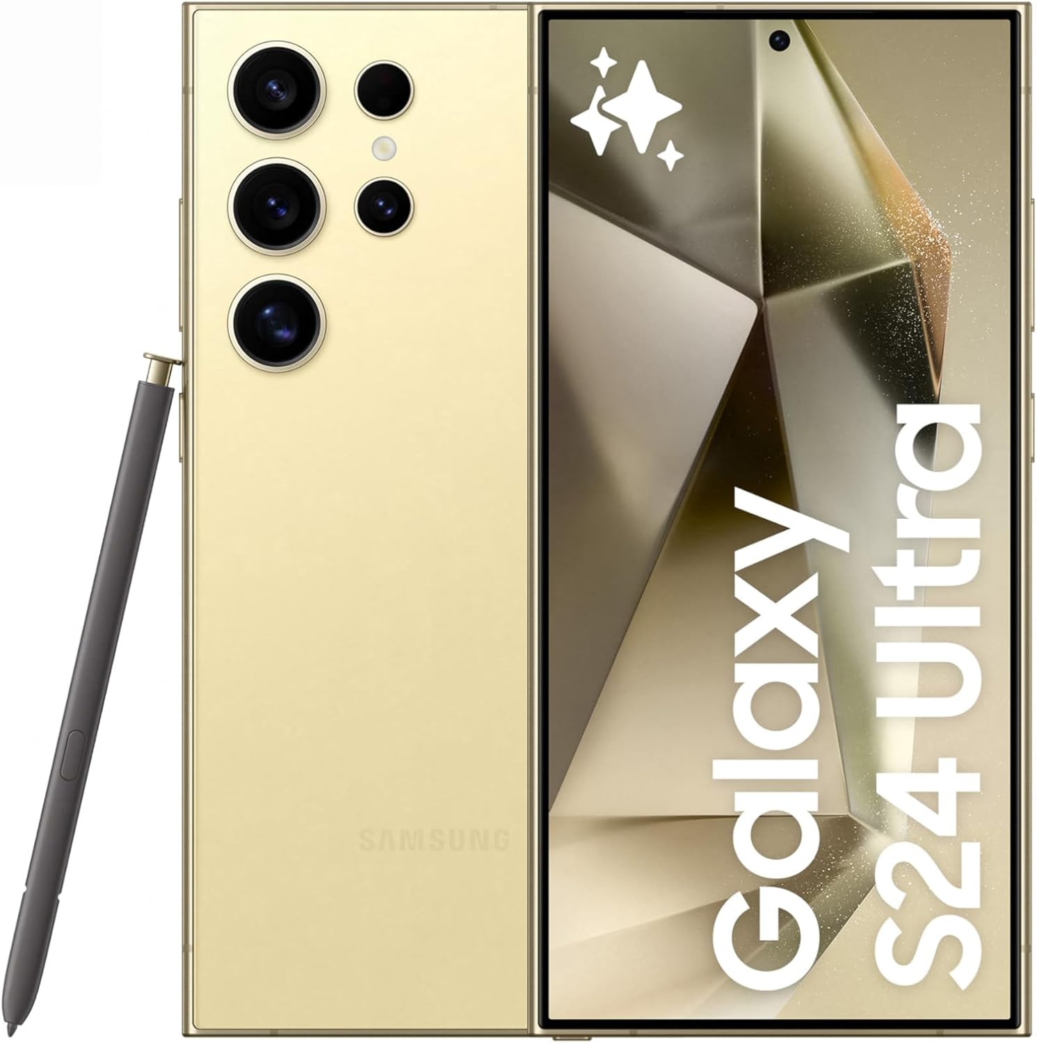SAMSUNG Galaxy S24 Ultra, AI Phone,512GB Storage- TITANIUM YELLOW