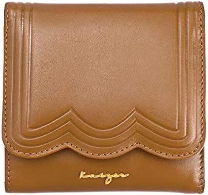 Kaizer KZ726BR Viva Trifold Leather Wallet – Leather – Brown