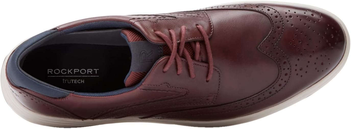 Rockport Noah Wingtip mens Oxford- BURGANDY - Image 4