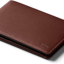Bellroy Travel Wallet, travel document holder (Passport, tickets, cash, cards and pen)- COCOA