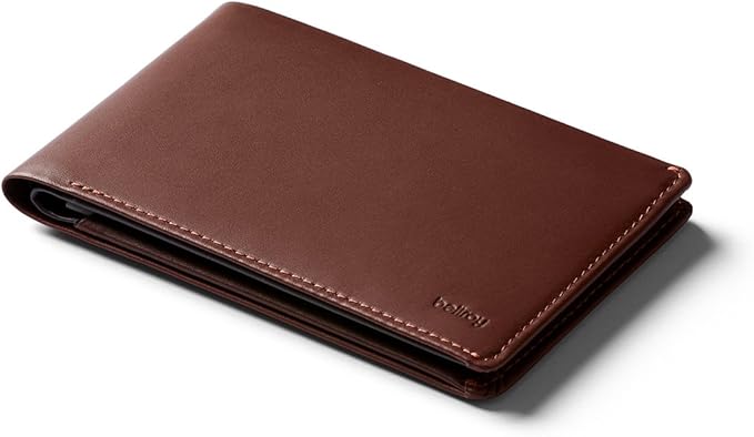 Bellroy Travel Wallet, travel document holder (Passport, tickets, cash, cards and pen)- COCOA
