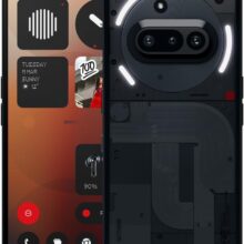 Nothing Phone (3a) 128 GB - mobile phone with 32 MP front camera, 30x ultra zoom, 50W fast charging and 6.77" FHD+ flexible AMOLED display - Black