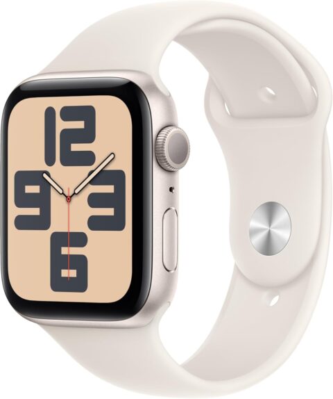 Apple Watch SE (2nd Gen) GPS 40mm Smartwatch with Starlight Aluminium Case with Starlight Sport Band- STARLIGHT - Image 3