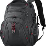 KROSER Travel Laptop Backpack Heavy Duty Computer Backpack with Hard Shell Saferoom RFID Pockets Water-Repellent Business College Daypack Stylish School Laptop Bag