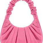 JW PEI Women's Gabbi Ruched Hobo Handbag- PINK