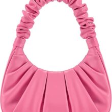 JW PEI Women's Gabbi Ruched Hobo Handbag- PINK