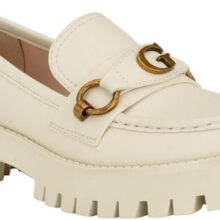 GUESS Almost womens Loafer- WHITE