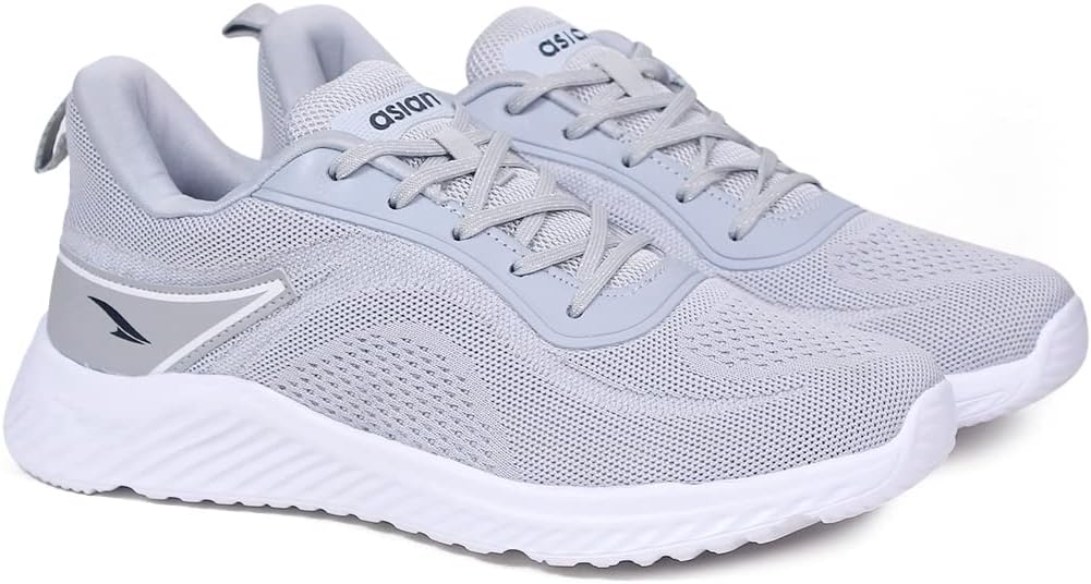 ASIAN Delta-20 Wonder Sports Running, Walking & Gym Lightweight Lace-Up Casual & Sports Shoes for Men’s- WHITE