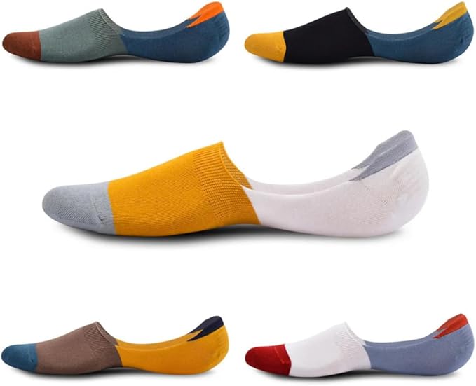 Sockscribe Loafers Ankle Pack (5 pairs) Men’s Fitted Cotton Thin No Show Socks