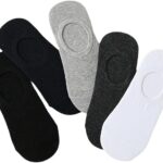 Basic No-Shows Pack (5 Pairs) – breathable cotton comfort, perfect no-show, loafer socks, socks for men/women with style and all-day wearability