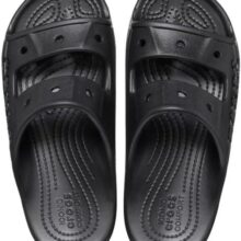Crocs Unisex 207627-2V3 Flip Flops- BLACK