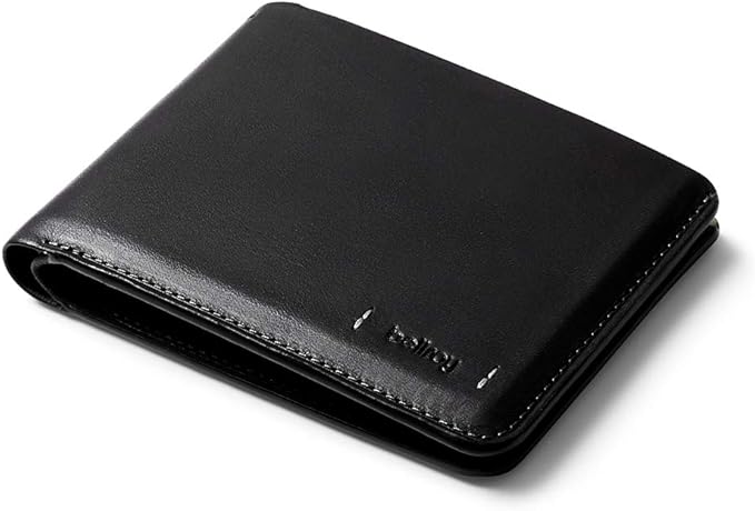 Bellroy Hide & Seek Premium Edition LO (Slim leather billfold)- BLACK
