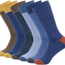 Earthy Tones (5 Pairs) – breathable cotton comfort, perfect design-focused and patterned socks