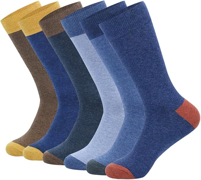 Earthy Tones (5 Pairs) – breathable cotton comfort, perfect design-focused and patterned socks