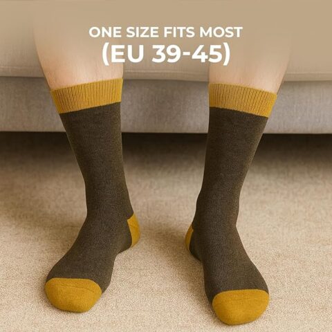 Earthy Tones (5 Pairs) – breathable cotton comfort, perfect design-focused and patterned socks - Image 3