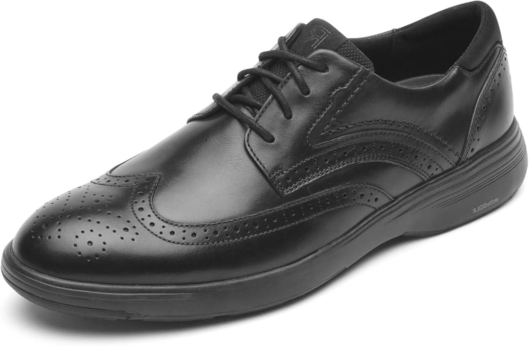 Rockport Noah Wingtip mens Oxford- BLACK