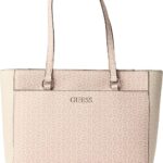 GUESS Womens Delphine Tote Handbag- BLUSH